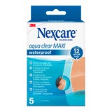 Artikelbild 1 für Nexcare™ Pflaster Aqua Clear MAXI Waterproof N1205DMN beige 6,0 x 8,8 cm, 5 St., Artikelnummer 154298