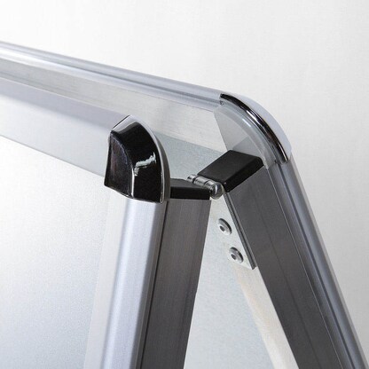 Artikelbild 2 für Showdown® Displays Kundenstopper silber DIN B2 2 Fächer 54,5 x 74,4 x 112,0 cm, 1 St., Artikelnummer 692626