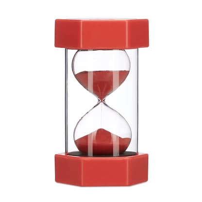 Artikelbild 2 für relaxdays Sanduhren-Set transparent, 5 St., Artikelnummer 382741