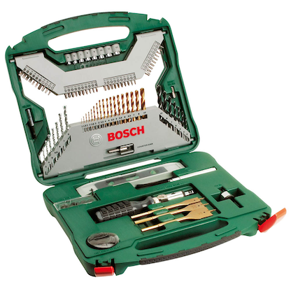Artikelbild für BOSCH Bohrer- und Bit-Set X-Line TiN-beschichtetes, 100-teilig, Artikelnummer 208047