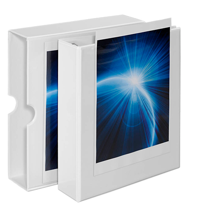 Artikelbild 7 für EICHNER Präsentationsringbuch 4-Ringe weiß 8,0 cm DIN A4, 1 St., Artikelnummer 315818