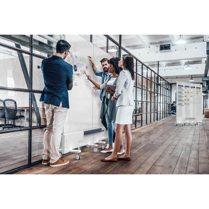 Artikelbild 14 für magnetoplan mobiles Whiteboard Infinity Wall 100,0 x 191,0 cm weiß emaillierter Stahl, Artikelnummer 846382