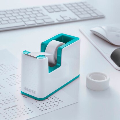 Artikelbild 2 für LEITZ Tischabroller WOW Duo Colour perlweiß/eisblau, Artikelnummer 234969