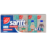 Artikelbild 1 für GUT&GÜNSTIG Taschentücher sanft weich & sicher - Designedition 4-lagig weiß, 15x 10 Tücher, Artikelnummer 990447