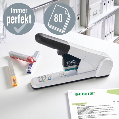 Artikelbild 11 für LEITZ Heftgerät 5551 grau, 1 St., Artikelnummer 437149