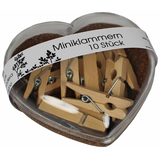 Artikelbild 1 für M&M Holzklammern holz 10 Stück, 1 Pack, Artikelnummer 647501
