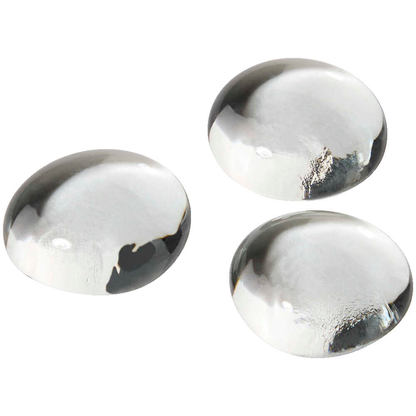 Artikelbild 2 für GLOREX Muggelsteine transparent Glasnuggets Ø 20,0 mm, 200,0 g, 1 Pack, Artikelnummer 732067