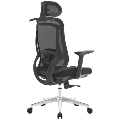 Artikelbild 4 für LÜLLMANN Bürostuhl, 210450 Stoff schwarz, Gestell alu, Artikelnummer 790679