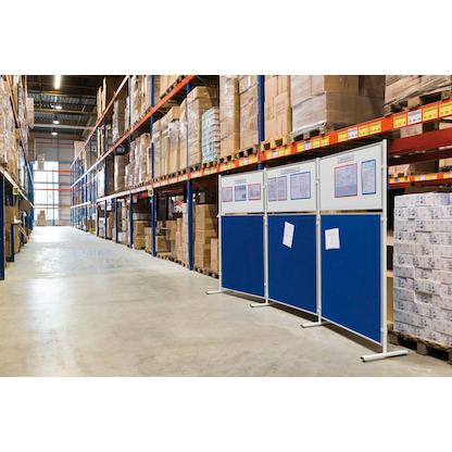 Artikelbild 7 für FRANKEN Trennwand ECO, doppelseitig, blau 120,0 x 150,0 cm, 1 St., Artikelnummer 570510