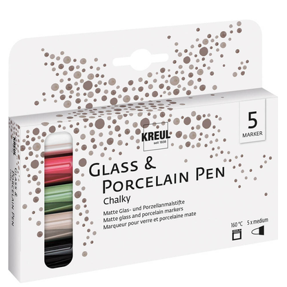 Artikelbild 2 für KREUL Chalky Porzellanstifte farbsortiert 2,0 - 4,0 mm, 5 St., Artikelnummer 115236