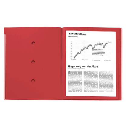 Artikelbild 2 für bene Ordnungsmappe 12 Fächer rot, 1 St., Artikelnummer 401703