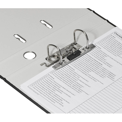 Artikelbild 3 für DONAU Klassik Ordner schwarz Karton 5,0 cm DIN A4, 1 St., Artikelnummer 183624