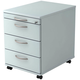 Artikelbild 1 für HAMMERBACHER AC30 Rollcontainer lichtgrau 4 Auszüge 42,8 x 58,0 x 59,0 cm, Artikelnummer 983148