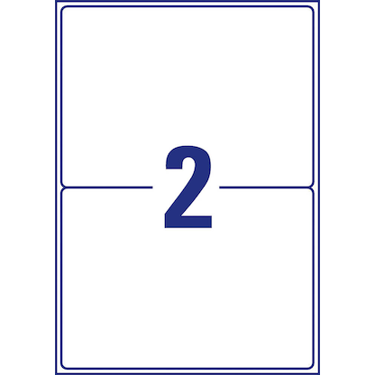 Artikelbild 7 für AVERY Zweckform Versandetiketten 8018-300 weiß 199,6 x 143,5 mm, 300 Blatt, Artikelnummer 433654