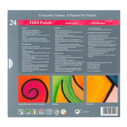 Artikelbild 4 für Brevillier's CRETACOLOR Pastellcarré Pastellkreide farbsortiert 24 St., Artikelnummer 225787