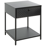 Artikelbild 1 für HAKU Möbel Konsole Nachttisch rechteckig Metall schwarz 40,0 x 40,0 x 53,0 cm, 1 St., Artikelnummer 340097