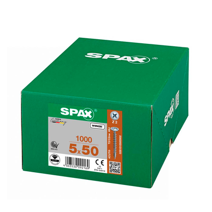 Artikelbild 7 für SPAX® Universalschrauben Z2 Rückwandkopf WIROX 0281010500502 5 mm x 50 mm, 1.000 St., Artikelnummer 395127