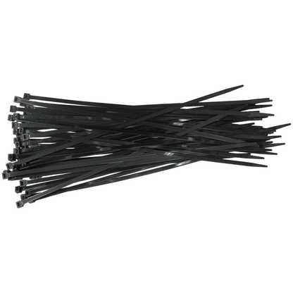 Artikelbild für Werkzeyt Kabelbinder schwarz 450,0 mm x 7,6 mm, 50 St., Artikelnummer 407308