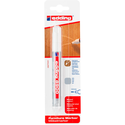 Artikelbild 2 für edding 8900 Möbelmarker grau 1,5 - 2,0 mm, 1 St., Artikelnummer 512147