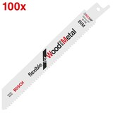 Artikelbild 1 für BOSCH S 922 HF Flexible for Wood and Metal Säbelsägeblätter, 100 St., Artikelnummer 487577