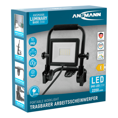 Artikelbild 4 für ANSMANN FL20W-AC LED Baustrahler schwarz 20 W, Artikelnummer 629186
