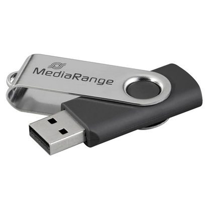 Artikelbild für MediaRange USB-Stick schwarz, silber 128 GB, 1 St., Artikelnummer 606313