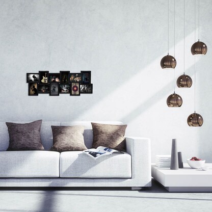 Artikelbild 6 für relaxdays Collage-Bilderrahmen schwarz 81,0 x 30,0 cm, 1 St., Artikelnummer 522117