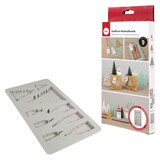 Artikelbild 1 für Rayher Gießform Silikon Wichtelfamilie grau, Artikelnummer 686711