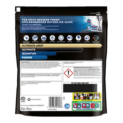 Artikelbild 2 für finish POWERBALL ULTIMATE PLUS FRESH Spülmaschinentabs 36 St., Artikelnummer 815256