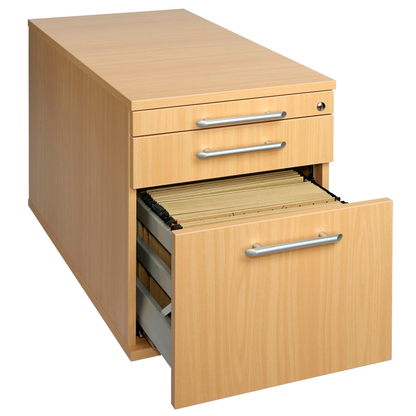 Artikelbild 5 für HAMMERBACHER Solid Rollcontainer buche 3 Auszüge 42,8 x 80,0 x 51,2 cm, Artikelnummer 293550