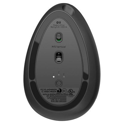 Artikelbild 6 für Logitech MX Vertical Maus ergonomisch kabellos schwarz, grau, Artikelnummer 661417