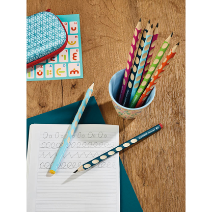 Artikelbild 3 für STABILO EASYgraph Linkshänder-Bleistifte HB petrol, 6 St., Artikelnummer 272173