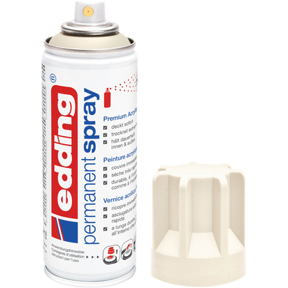 Artikelbild 2 für edding 5200 Acrylspray Sprühfarbe cremeweiß matt, 1 St., Artikelnummer 788982