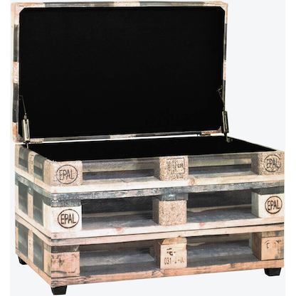 Artikelbild für HAKU Möbel Sitztruhe 52925 Motiv Palette Holz 58,0 cm, Artikelnummer 192546