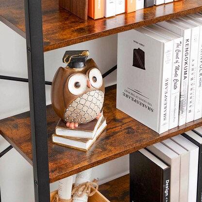 Artikelbild 9 für VASAGLE Bücherregal braun, schwarz 66,0 x 30,0 x 186,0 cm, 1 St., Artikelnummer 260949