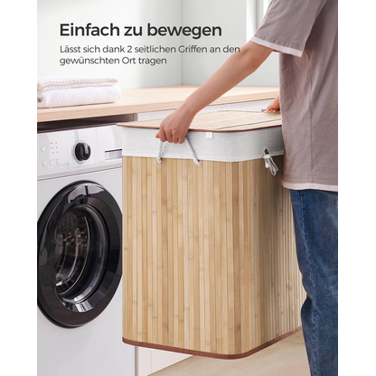 Artikelbild 6 für SONGMICS Wäschesortierer bambus, 1 St., Artikelnummer 438519