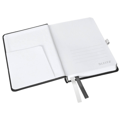 Artikelbild 5 für LEITZ Notizbuch DIN A6 kariert, satin schwarz Hardcover 160 Seiten, 1 St., Artikelnummer 290135