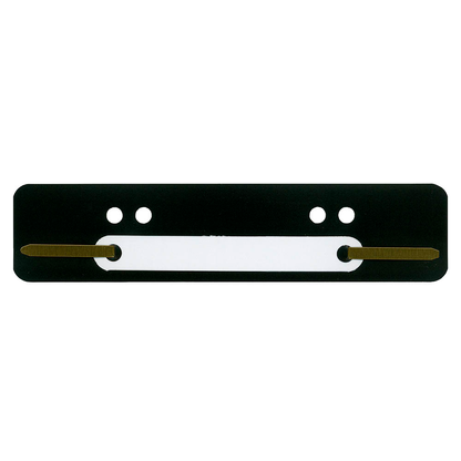 Artikelbild für Wekre Heftstreifen schwarz Kunststoff, 100 St., Artikelnummer 126987