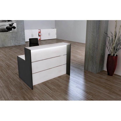 Artikelbild 6 für Kerkmann Empfangstheke BARI gerade, weiß, anthrazit 140,0 x 95,0 x 112,0 cm, Artikelnummer 698478