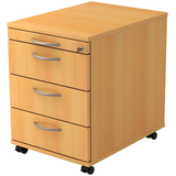 Artikelbild 1 für HAMMERBACHER AC30 Rollcontainer buche 4 Auszüge 42,8 x 58,0 x 59,0 cm, Artikelnummer 983200