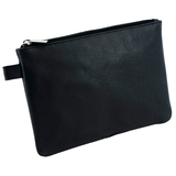 Artikelbild 1 für Alassio Reißverschlussbeutel 16,0 x 23,0 cm schwarz Leder, 1 St., Artikelnummer 492441