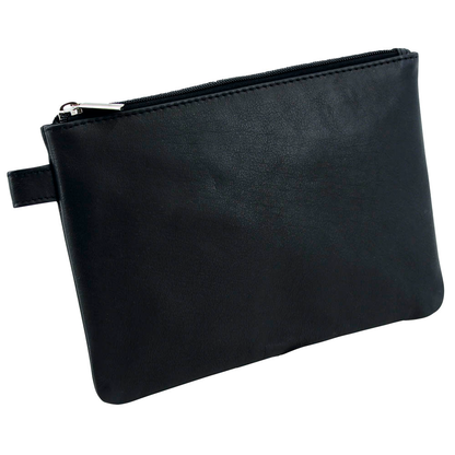 Artikelbild für Alassio Reißverschlussbeutel 16,0 x 23,0 cm schwarz Leder, 1 St., Artikelnummer 492441
