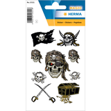 Artikelbild 1 für HERMA Aufkleber Piraten, 9 Etiketten, Artikelnummer 772622
