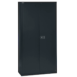 Artikelbild 1 für BISLEY Stahlschrank Universal E782A04633 schwarz 4 Fachböden 91,4 x 40,0 x 195,0 cm, aufgebaut, 1 St., Artikelnummer 231332