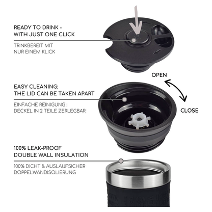 Artikelbild 4 für Milu Isolierbecher rot 370,0 ml, 1 Set, Artikelnummer 860043