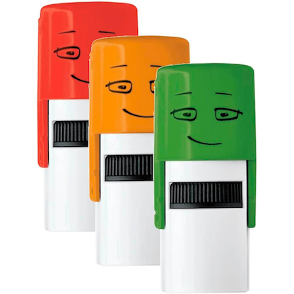 Artikelbild 2 für COLOP Little NIO Emoji Motivstempel-Set Belohnung Smiley 1,7 x 1,7 cm, 6 St., Artikelnummer 619997