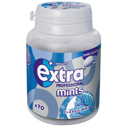 Artikelbild für extra® Extra Professional Mints Classic Mint Bonbons 70 St., Artikelnummer 190429