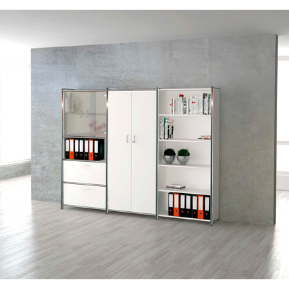 Artikelbild 7 für Kerkmann Aktenregal Lago weiß 80,0 x 38,0 x 220,0 cm, 1 St., Artikelnummer 308371