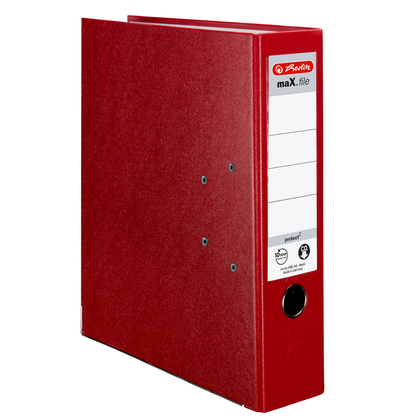 Artikelbild 2 für herlitz maX.file protect Ordner rot Kunststoff 8,0 cm DIN A4, 1 St., Artikelnummer 138537