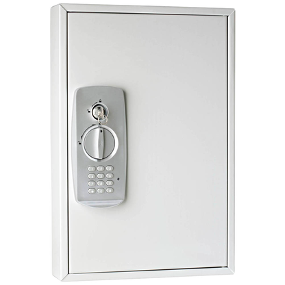 Artikelbild 2 für WEDO Schlüsseltresor lichtgrau mit 32 Haken, Elektronik- und Standardschloss, 30,0 x 8,0 x 45,0 cm, 1 St., Artikelnummer 683664